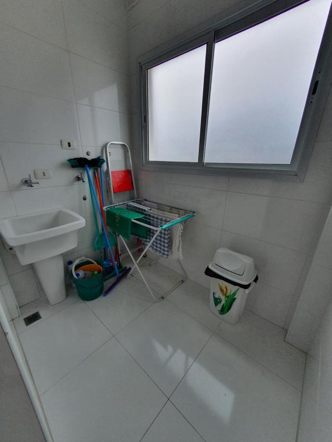 Lindo Apartamento Pe Na Areia Praia Grande  Buitenkant foto