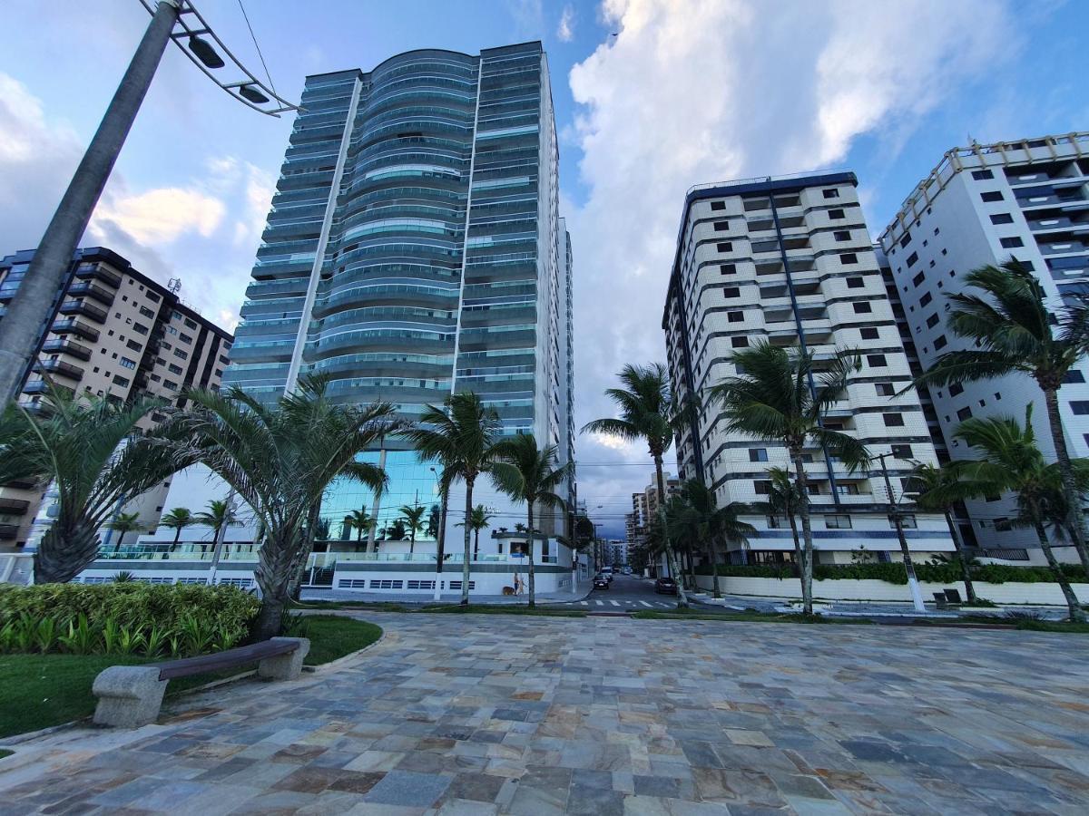Lindo Apartamento Pe Na Areia Praia Grande  Buitenkant foto