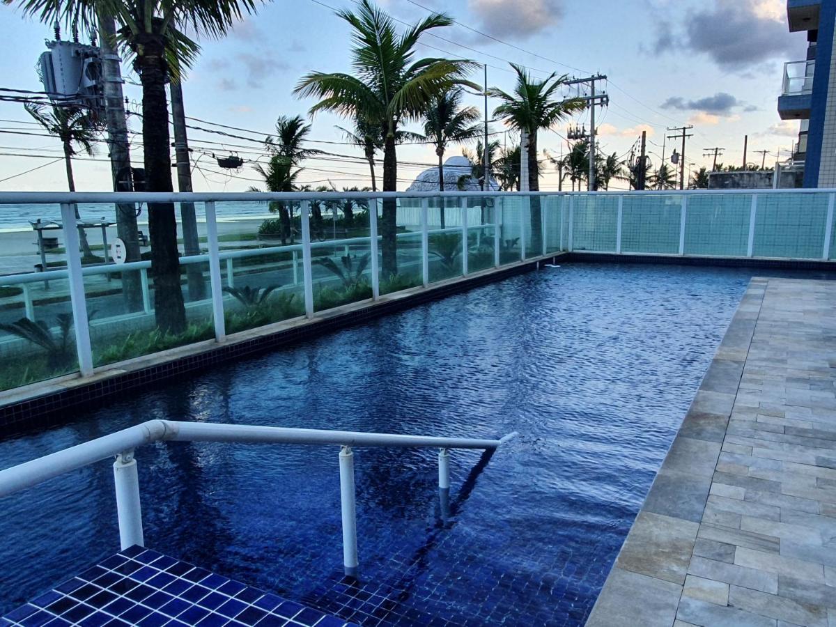 Lindo Apartamento Pe Na Areia Praia Grande  Buitenkant foto