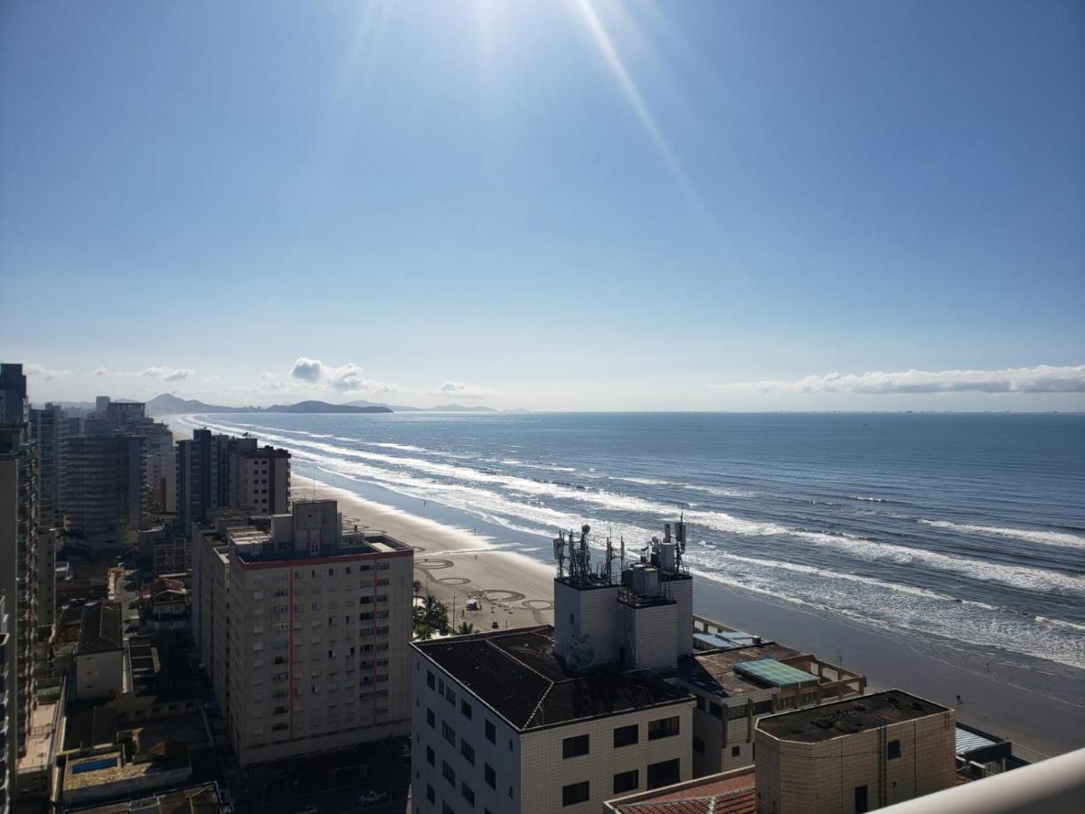 Lindo Apartamento Pe Na Areia Praia Grande  Buitenkant foto