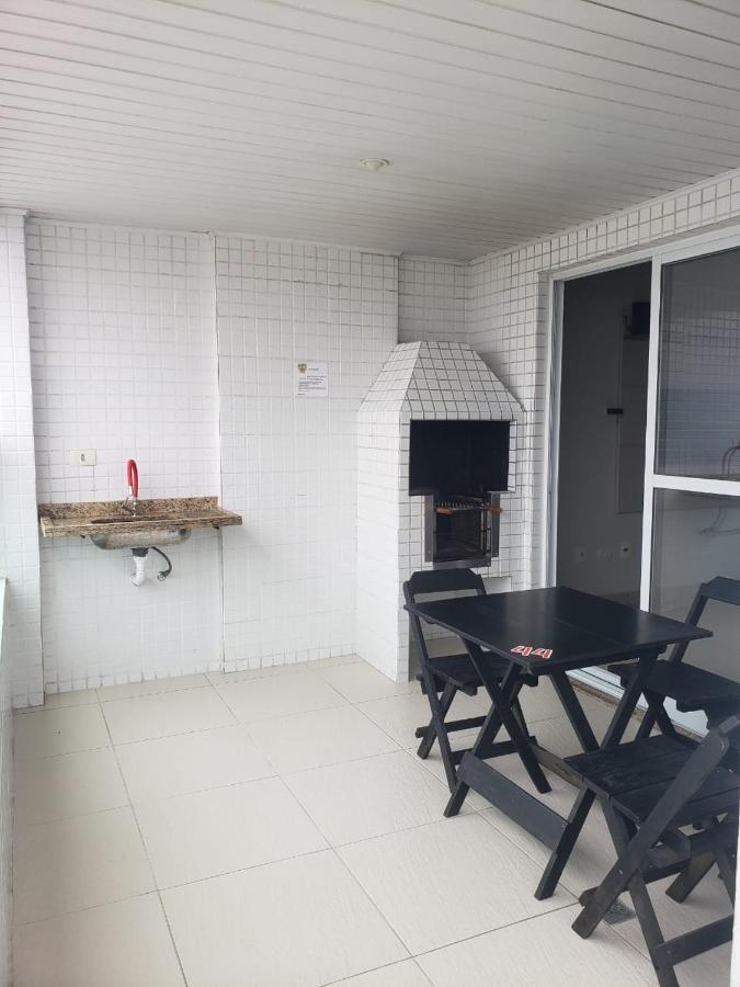 Lindo Apartamento Pe Na Areia Praia Grande  Buitenkant foto